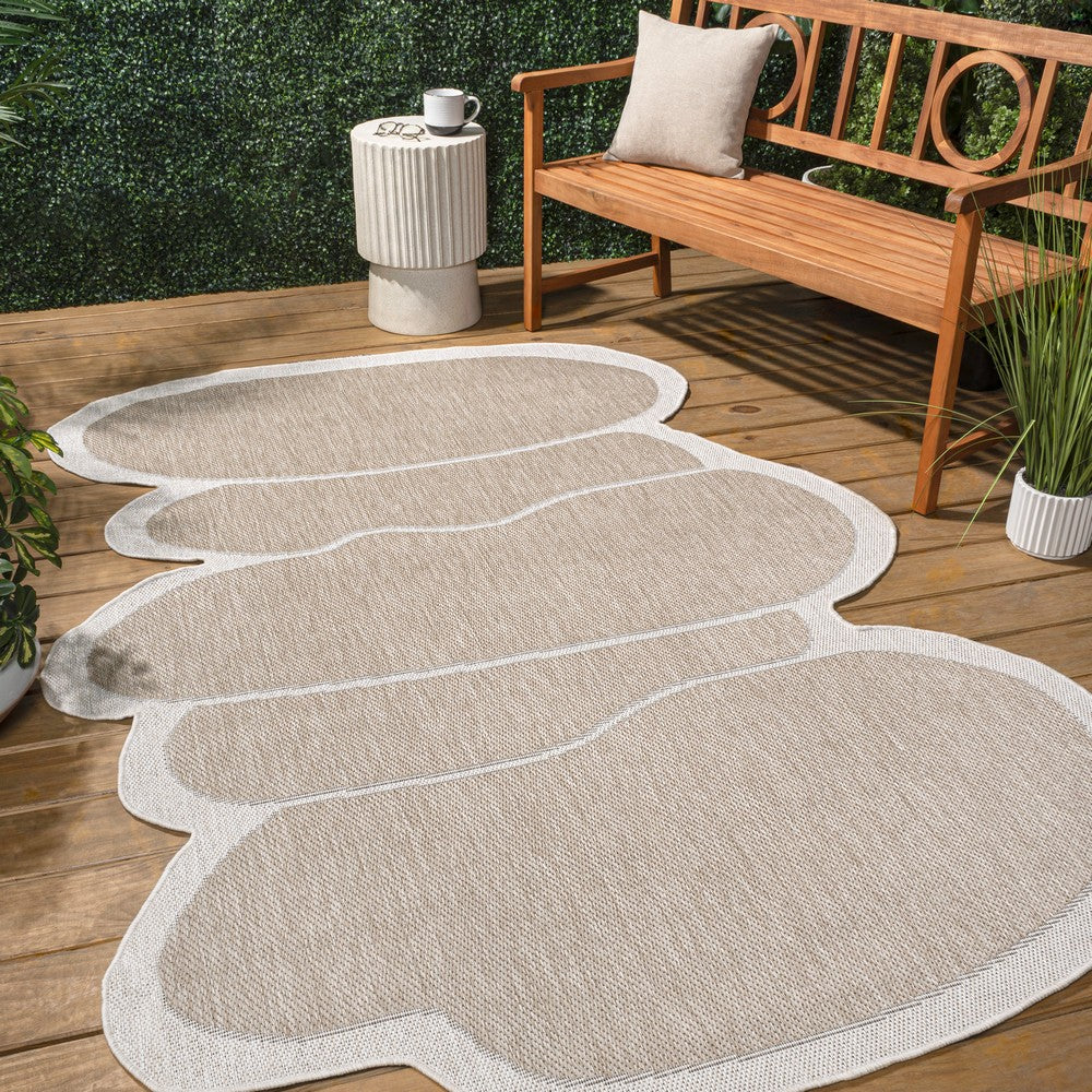 Dity Modern Rustic Abstract Indoor/Outdoor Area Rug