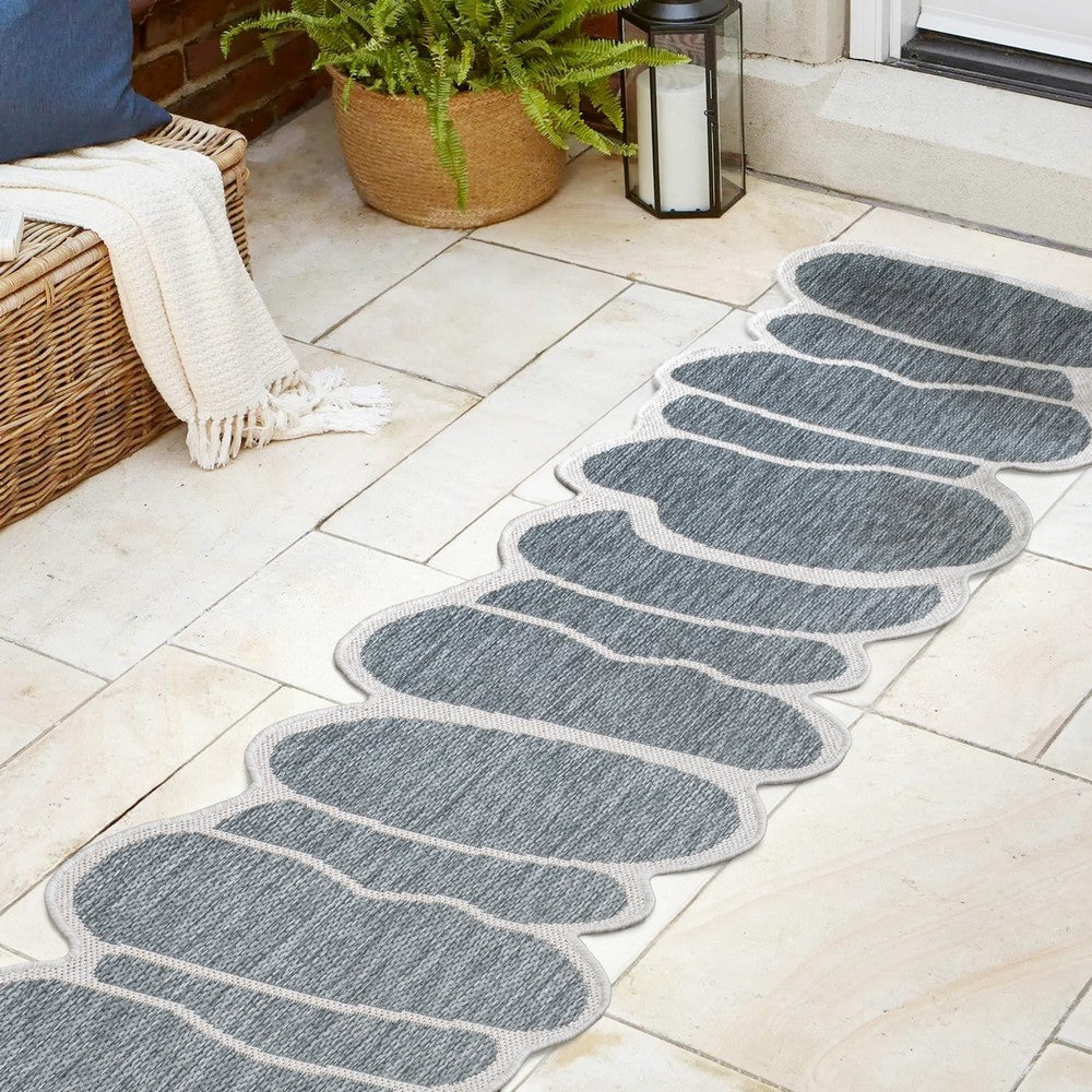 Dity Modern Rustic Abstract Indoor/Outdoor Area Rug