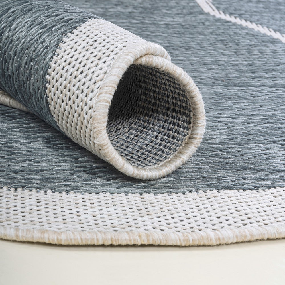 Dity Modern Rustic Abstract Indoor/Outdoor Area Rug