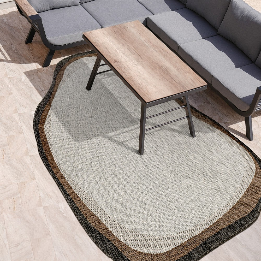Aurora Modern Rustic Abstract Indoor/Outdoor Area Rug