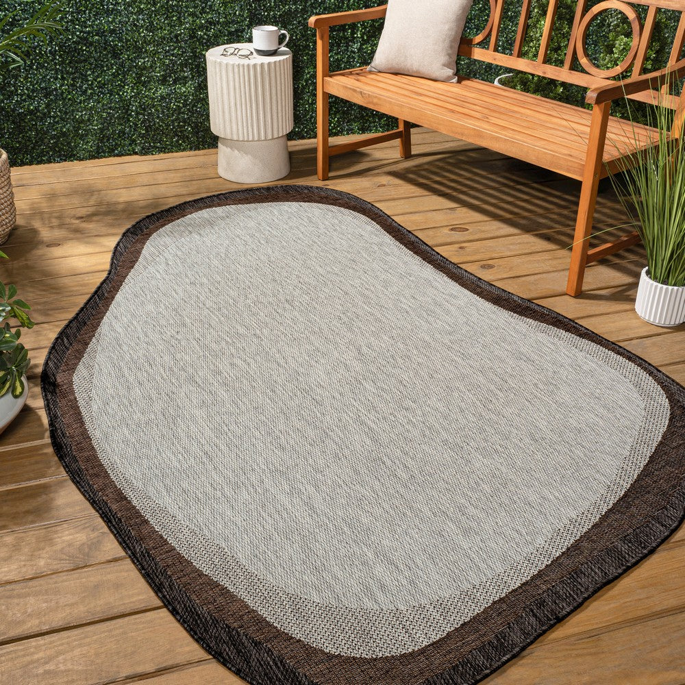 Aurora Modern Rustic Abstract Indoor/Outdoor Area Rug
