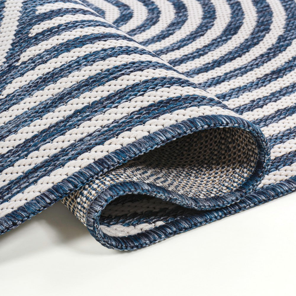 Fern Modern Geometric Arch Stripe Indoor/Outdoor Area Rug