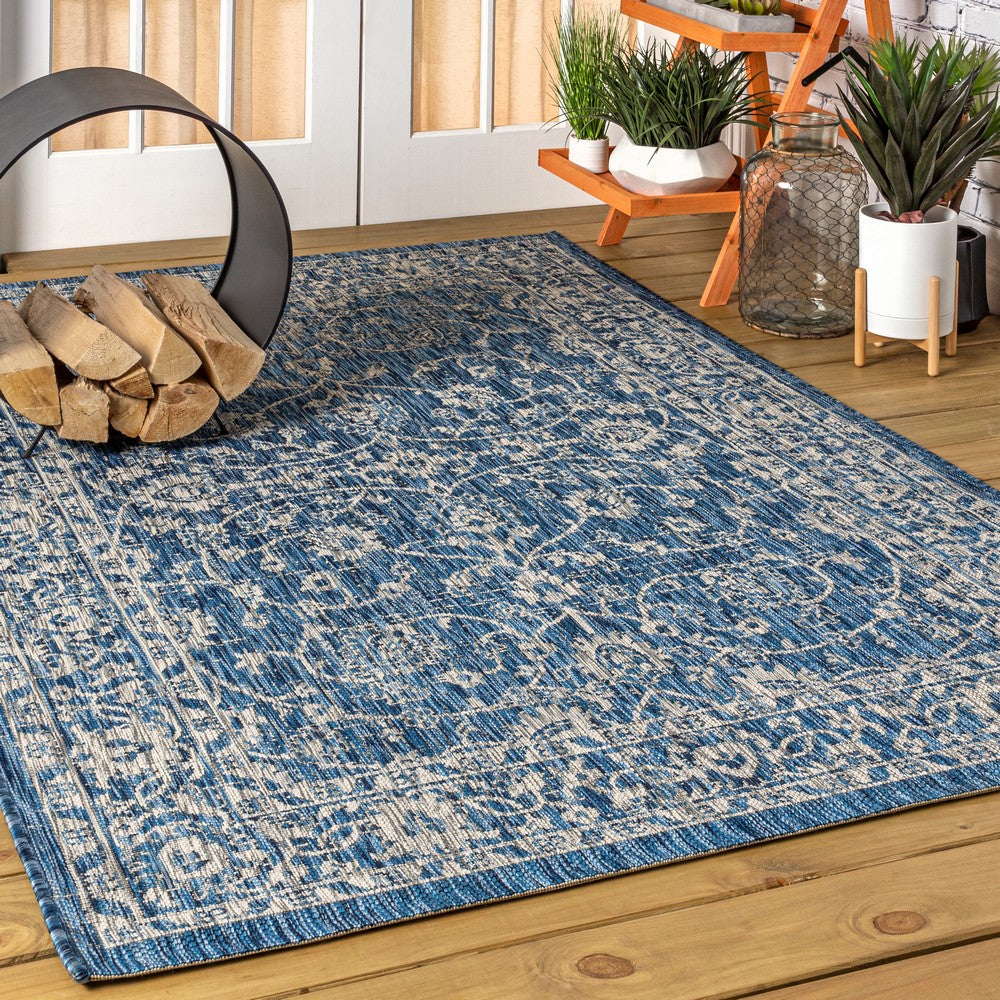 Huon Palazzo Vine and Border Indoor/Outdoor Area Rug