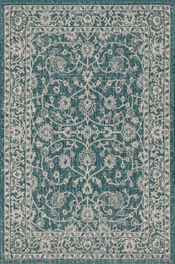 Huon Palazzo Vine and Border Indoor/Outdoor Area Rug