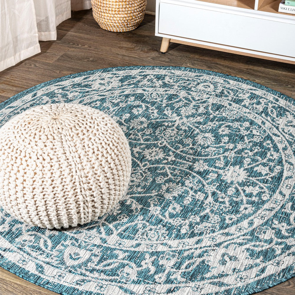 Huon Palazzo Vine and Border Indoor/Outdoor Area Rug