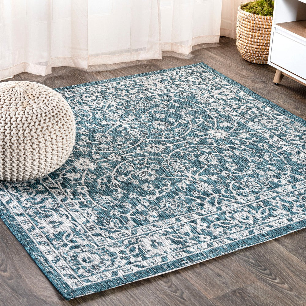 Huon Palazzo Vine and Border Indoor/Outdoor Area Rug