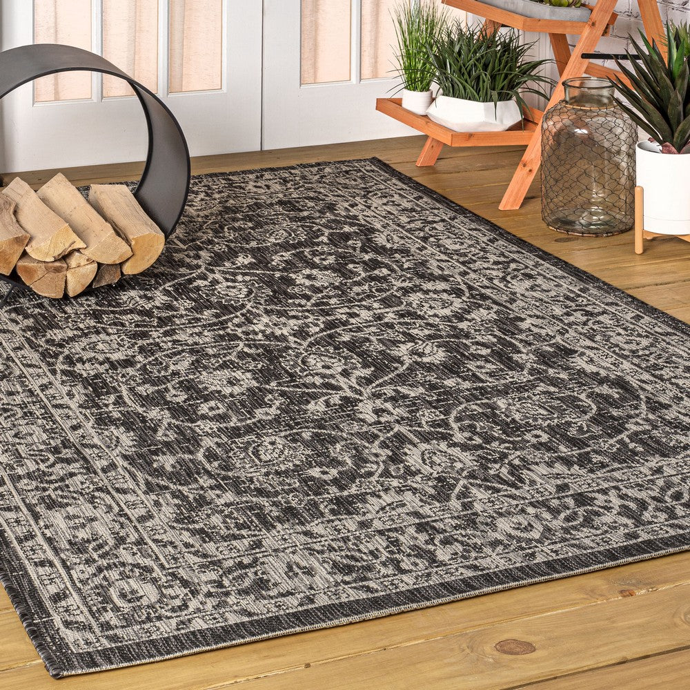 Huon Palazzo Vine and Border Indoor/Outdoor Area Rug