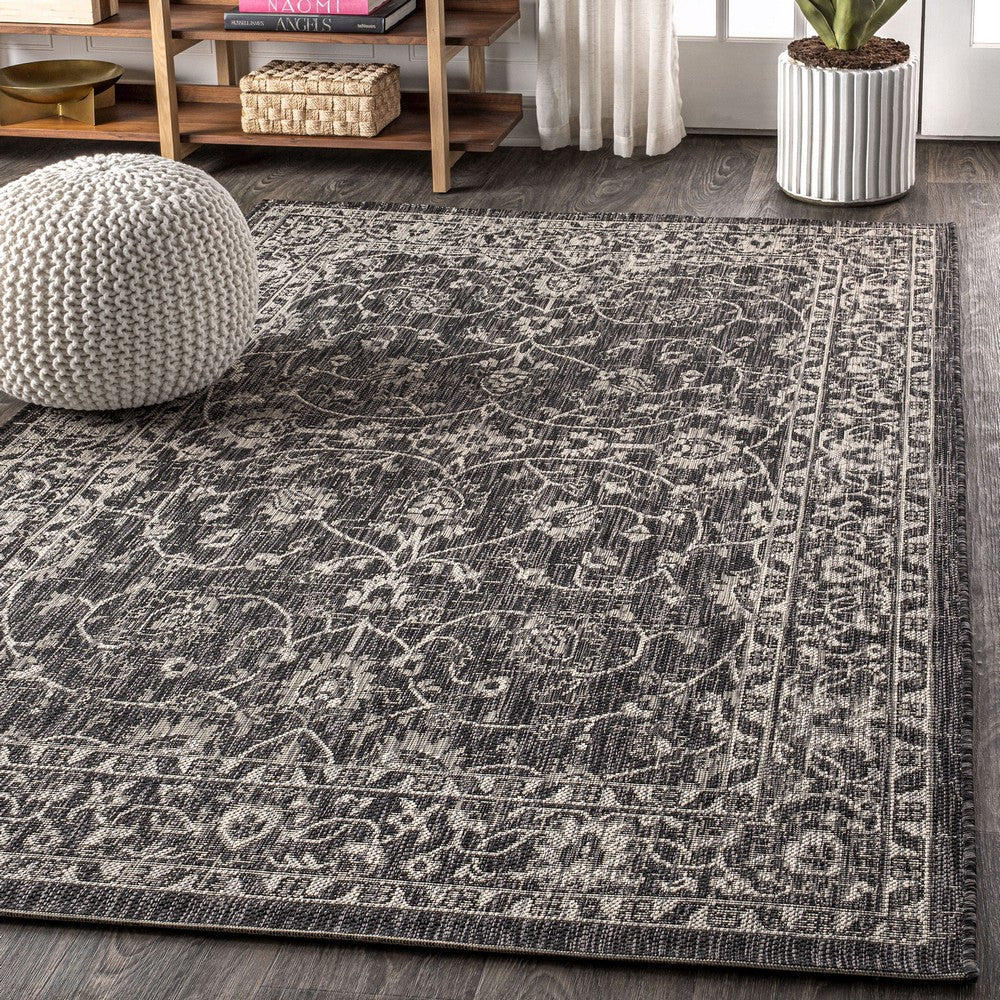 Huon Palazzo Vine and Border Indoor/Outdoor Area Rug