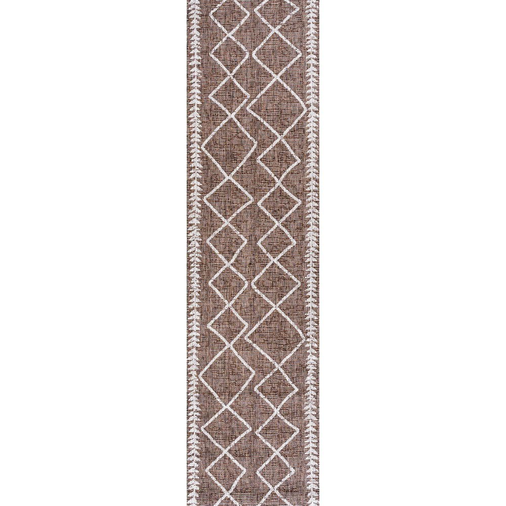 Gandra Derya Tribal Diamond Trellis Indoor/Outdoor Area Rug