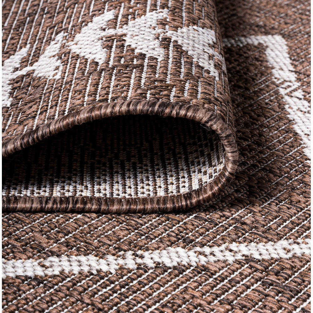 Gandra Derya Tribal Diamond Trellis Indoor/Outdoor Area Rug