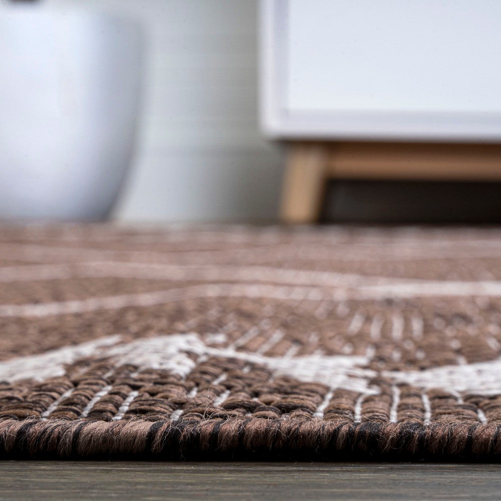 Gandra Derya Tribal Diamond Trellis Indoor/Outdoor Area Rug