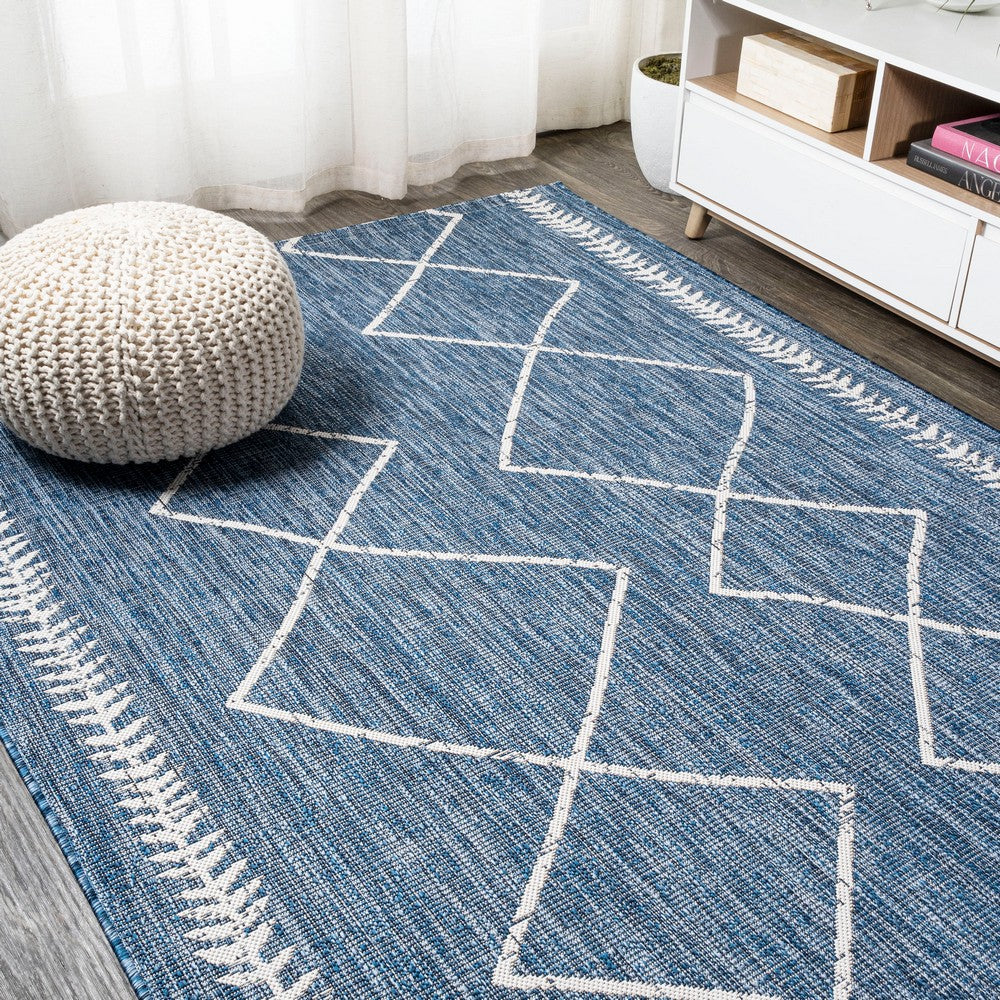 Gandra Derya Tribal Diamond Trellis Indoor/Outdoor Area Rug