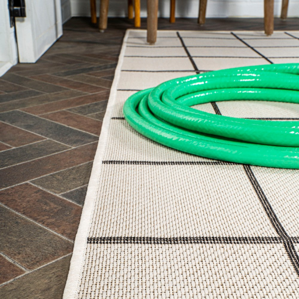 Mae Modern Squares Indoor/outdoor Area Rug