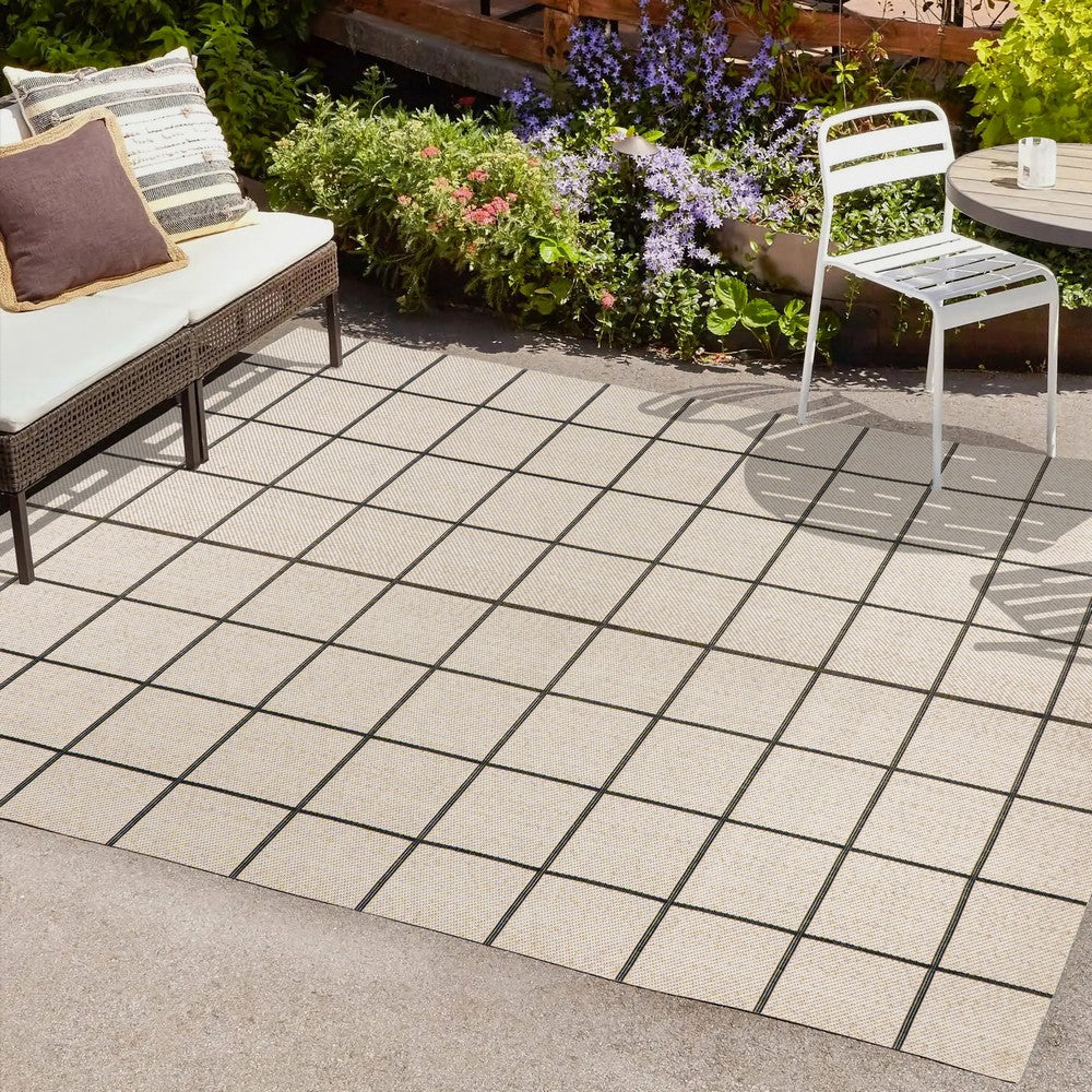 Mae Modern Squares Indoor/outdoor Area Rug