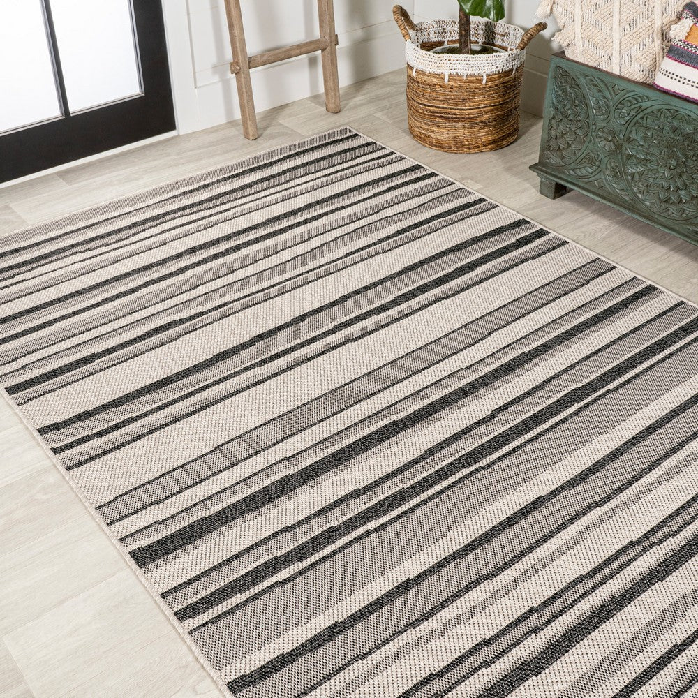 Jane Wavy Stripe Modern Indoor/outdoor Area Rug