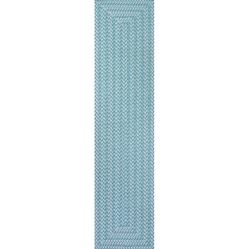 Ortega Modern Concentric Squares Indoor/outdoor Area Rug