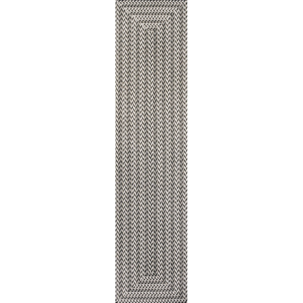 Ortega Modern Concentric Squares Indoor/outdoor Area Rug