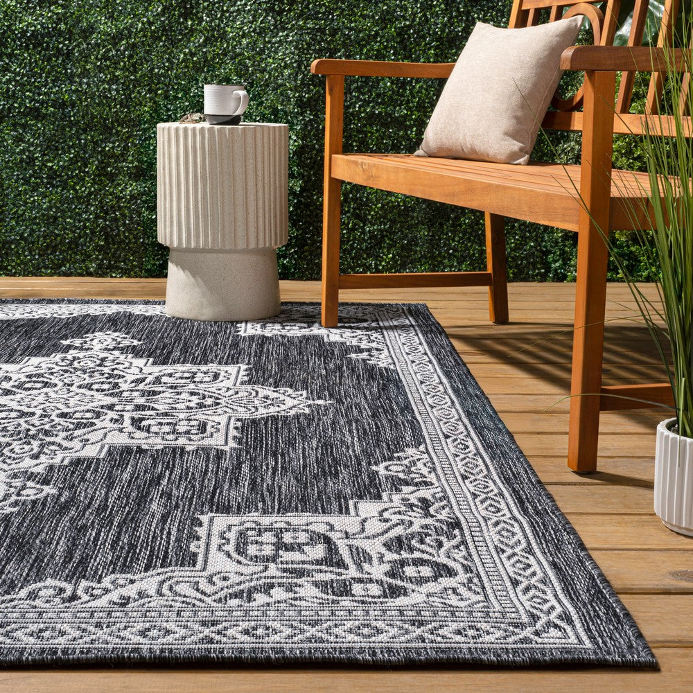 Bloom Vintage Casual Medallion Indoor/Outdoor Area Rug