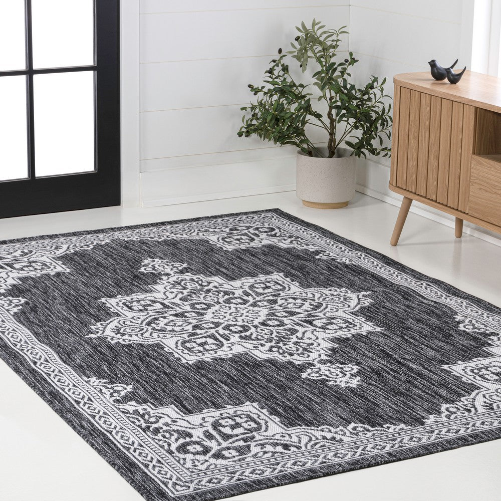 Bloom Vintage Casual Medallion Indoor/Outdoor Area Rug