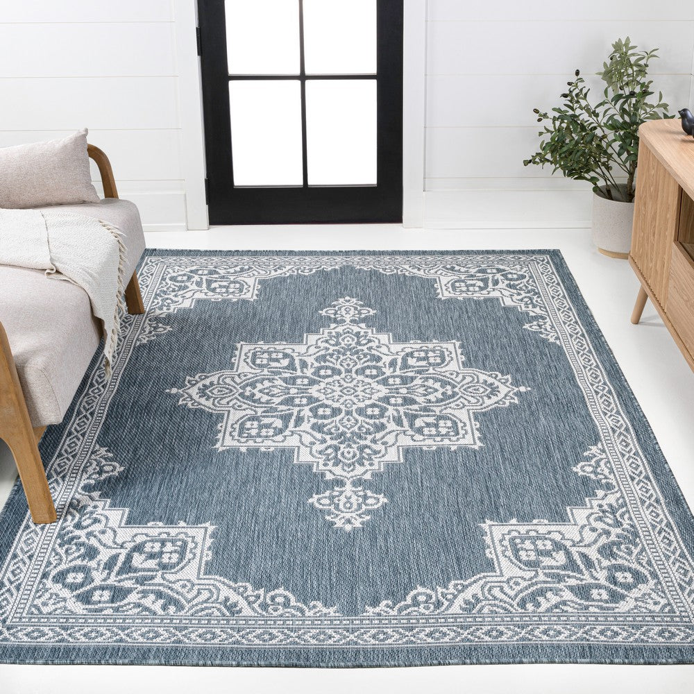 Bloom Vintage Casual Medallion Indoor/Outdoor Area Rug