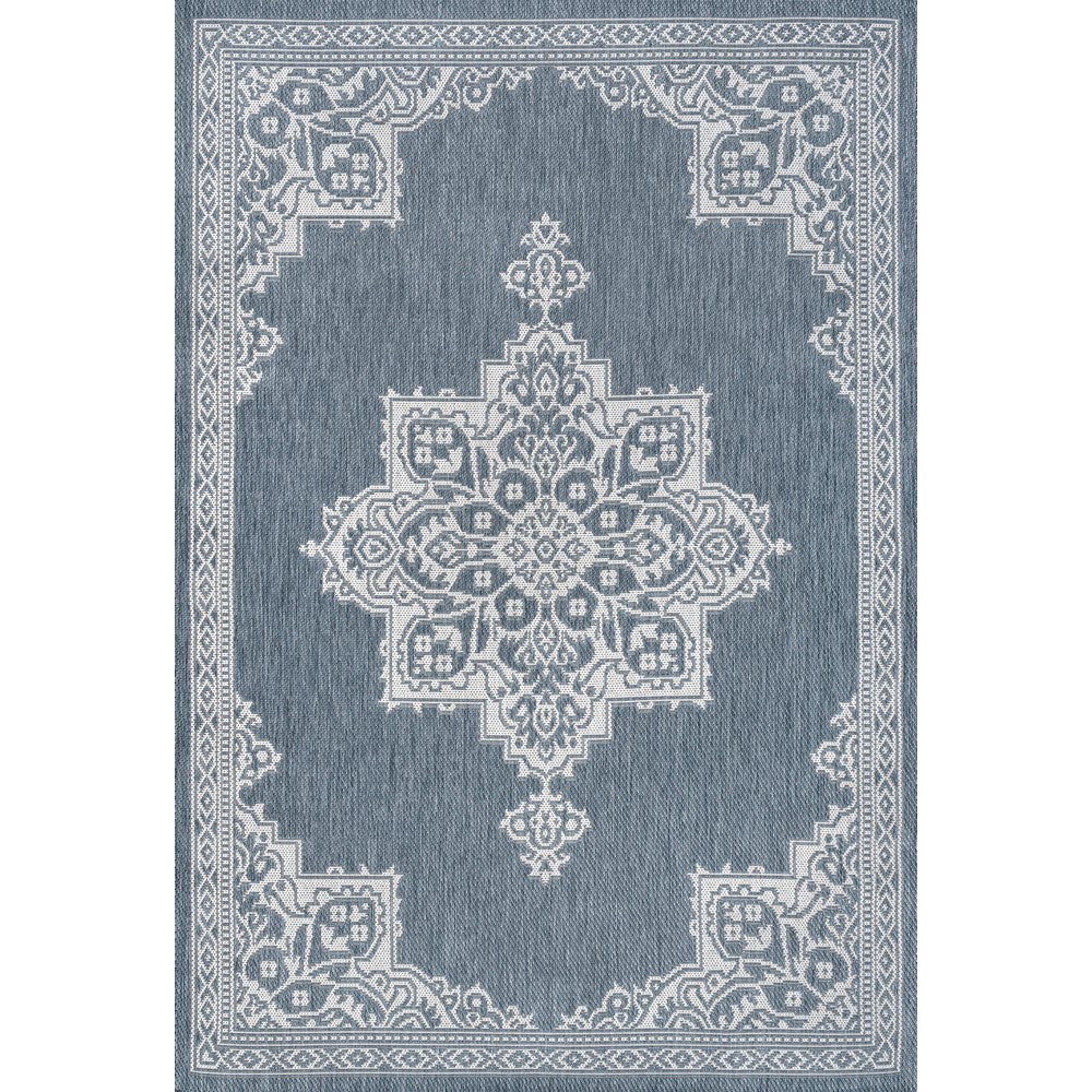 Bloom Vintage Casual Medallion Indoor/Outdoor Area Rug