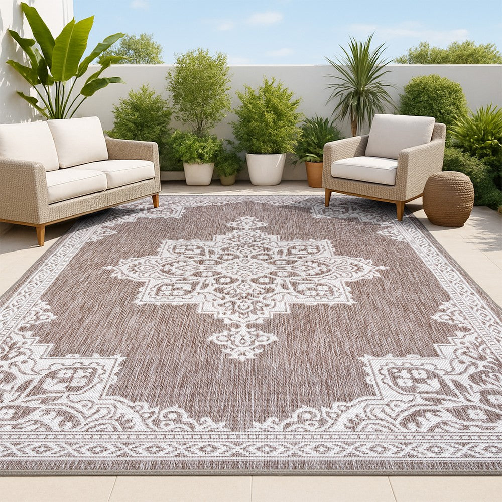 Bloom Vintage Casual Medallion Indoor/Outdoor Area Rug