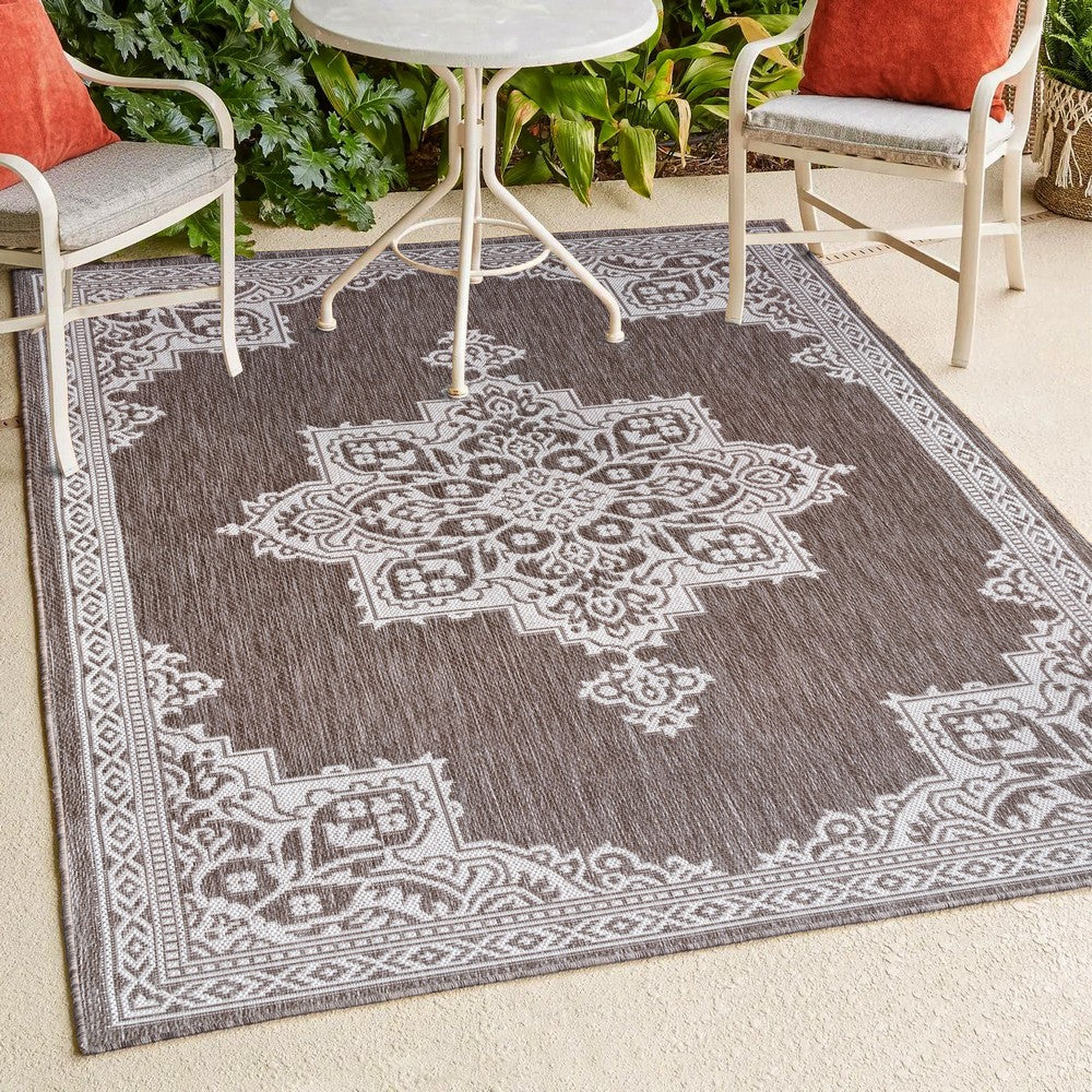Bloom Vintage Casual Medallion Indoor/Outdoor Area Rug