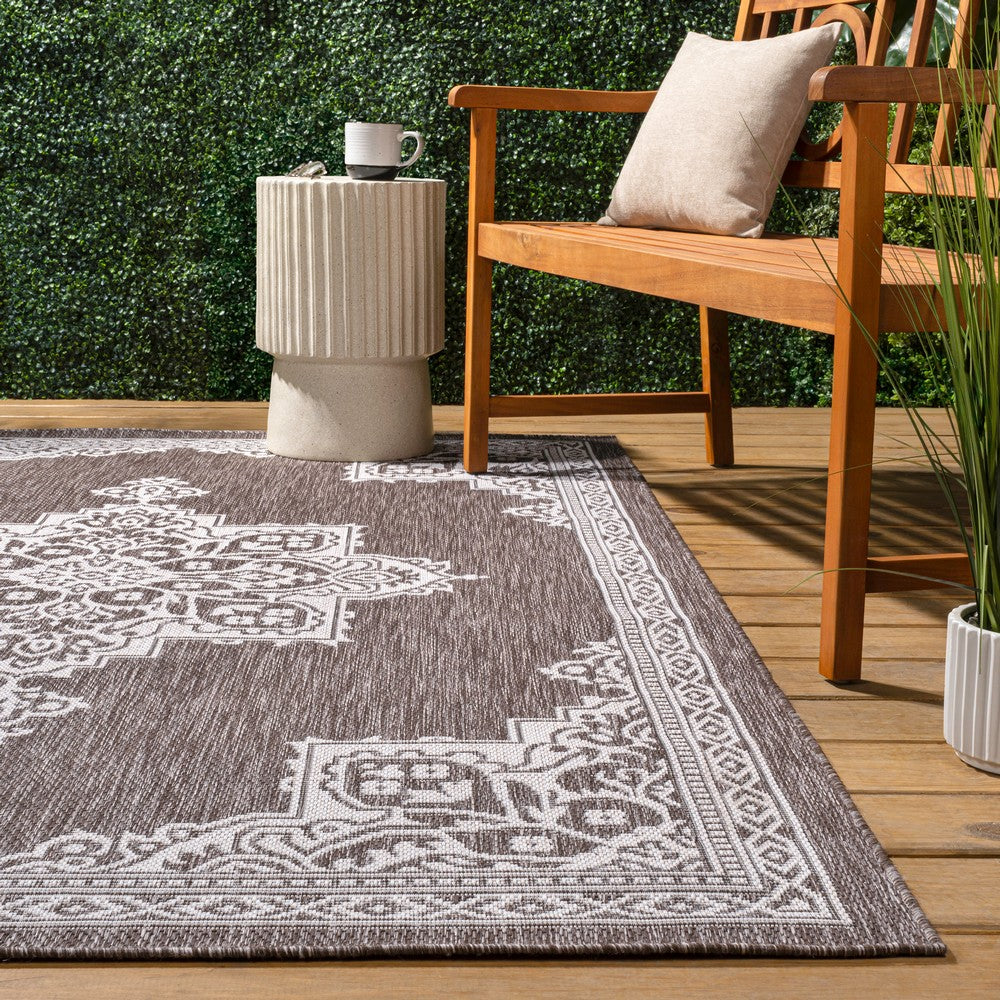 Bloom Vintage Casual Medallion Indoor/Outdoor Area Rug