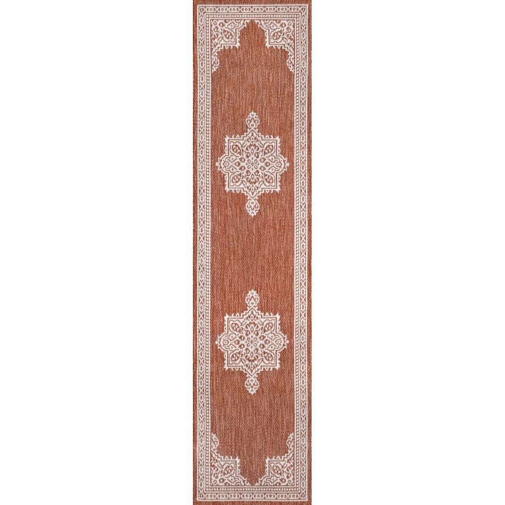 Bloom Vintage Casual Medallion Indoor/Outdoor Area Rug