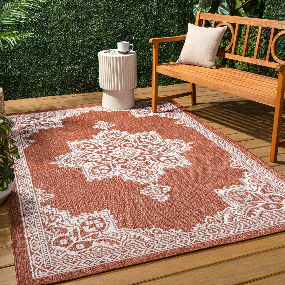 Bloom Vintage Casual Medallion Indoor/Outdoor Area Rug