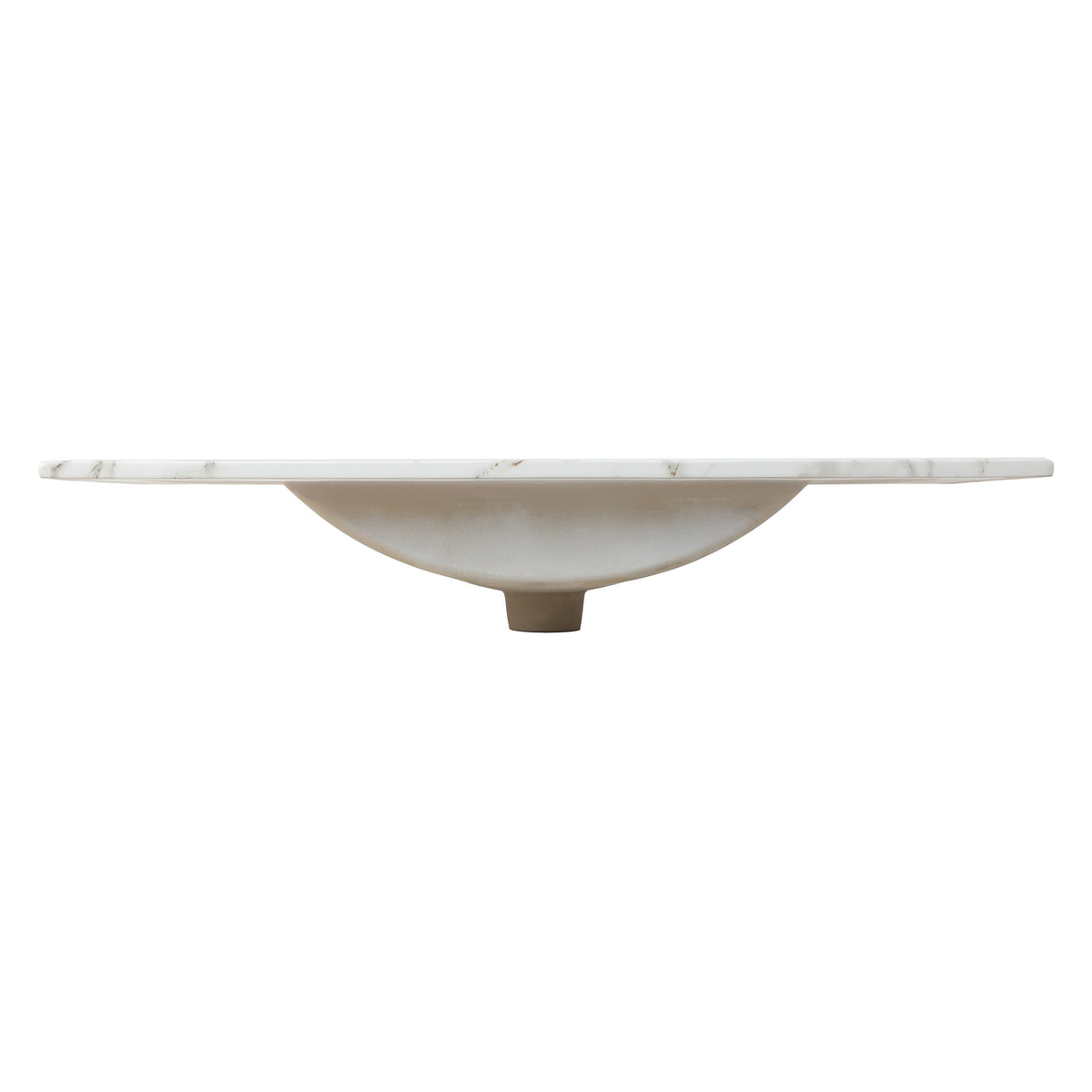 Ceramic Rectangular Ceramic Single Sink Basin Vanity Top