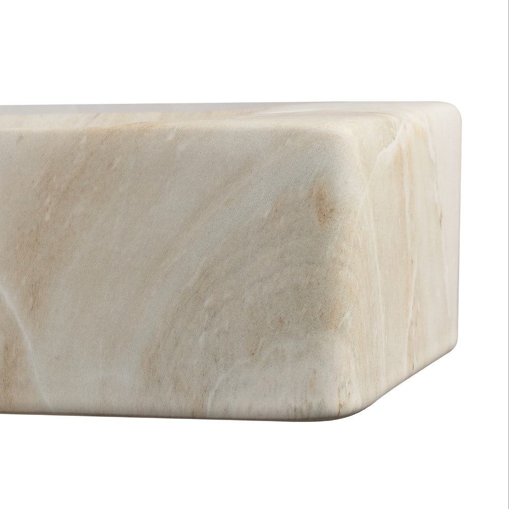 Aurora 15 in. W x 8 in. D Modern Wall Mounted Rectangular Ceramic Mini Sink