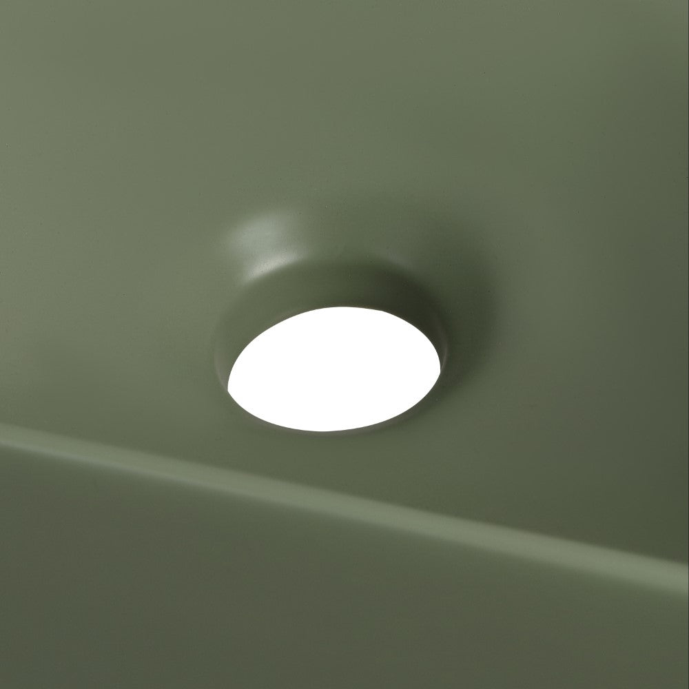 Aurora 15 in. W x 8 in. D Modern Wall Mounted Rectangular Ceramic Mini Sink
