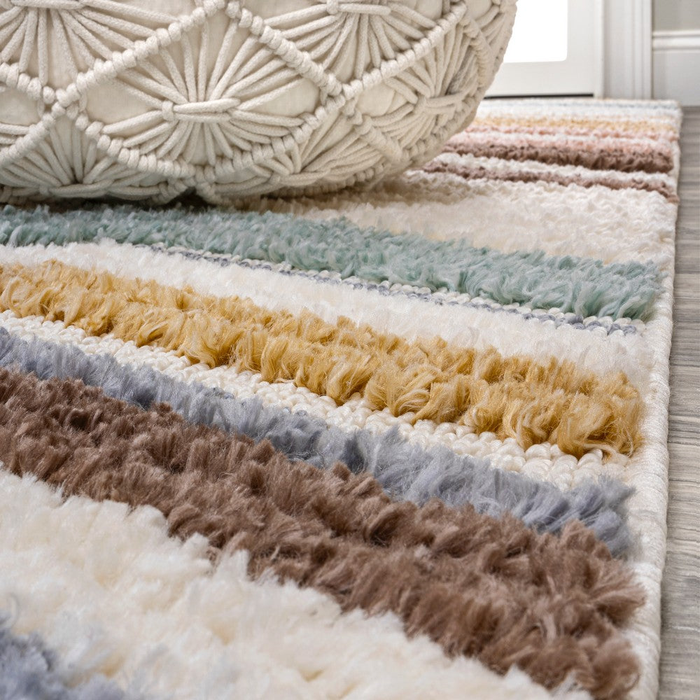 Rafter Chevron High-low Area Rug
