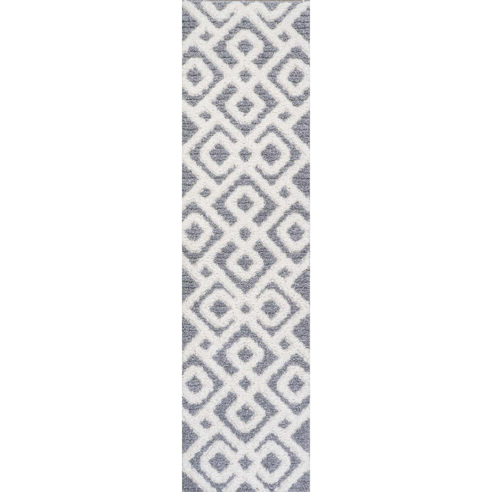 Ludwig Retro Trellis High-low Area Rug