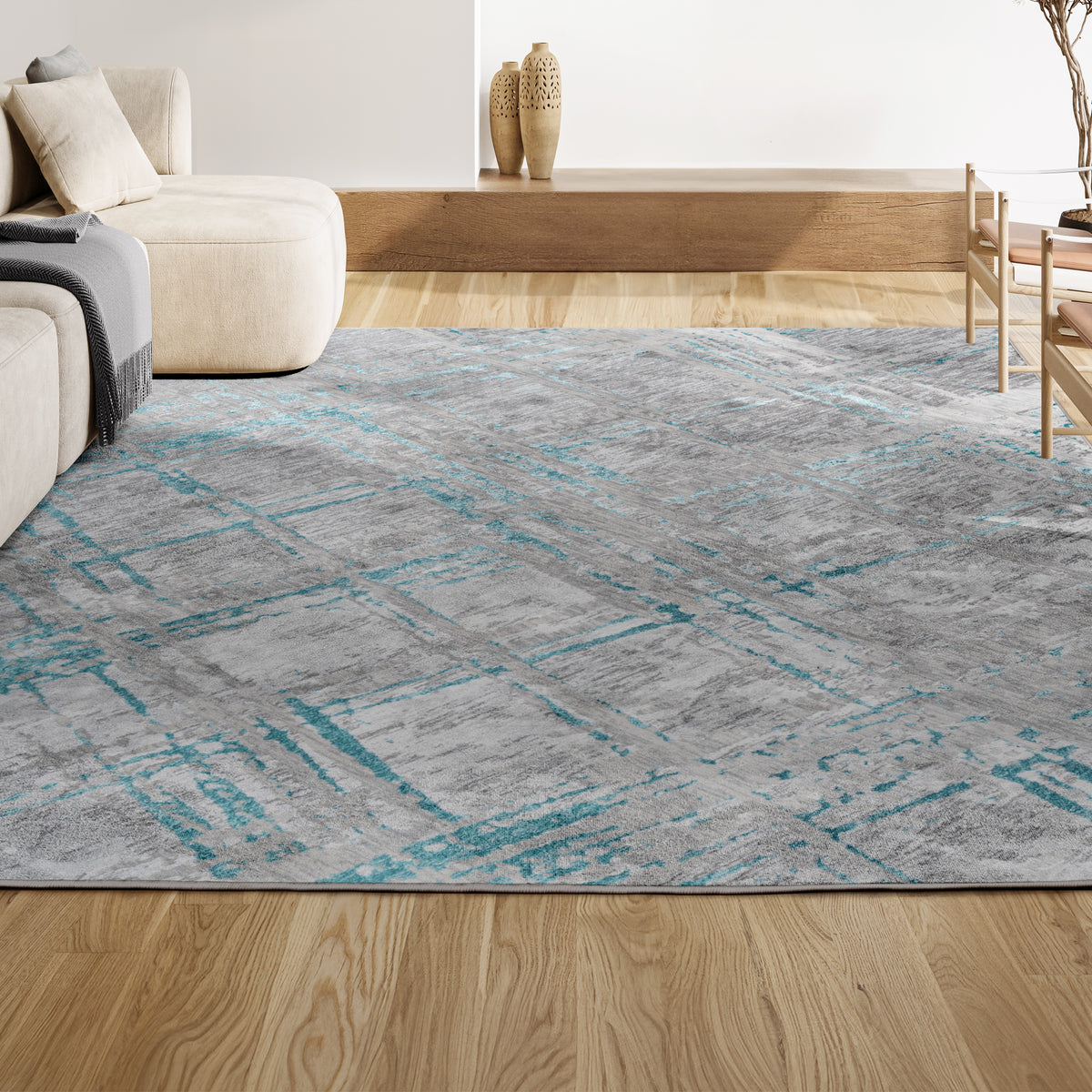 Minimal Modern Abstract Area Rug
