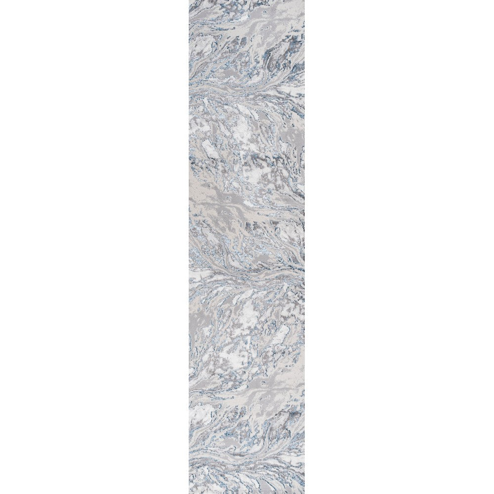 Batura Swirl Marbled Abstract Area Rug