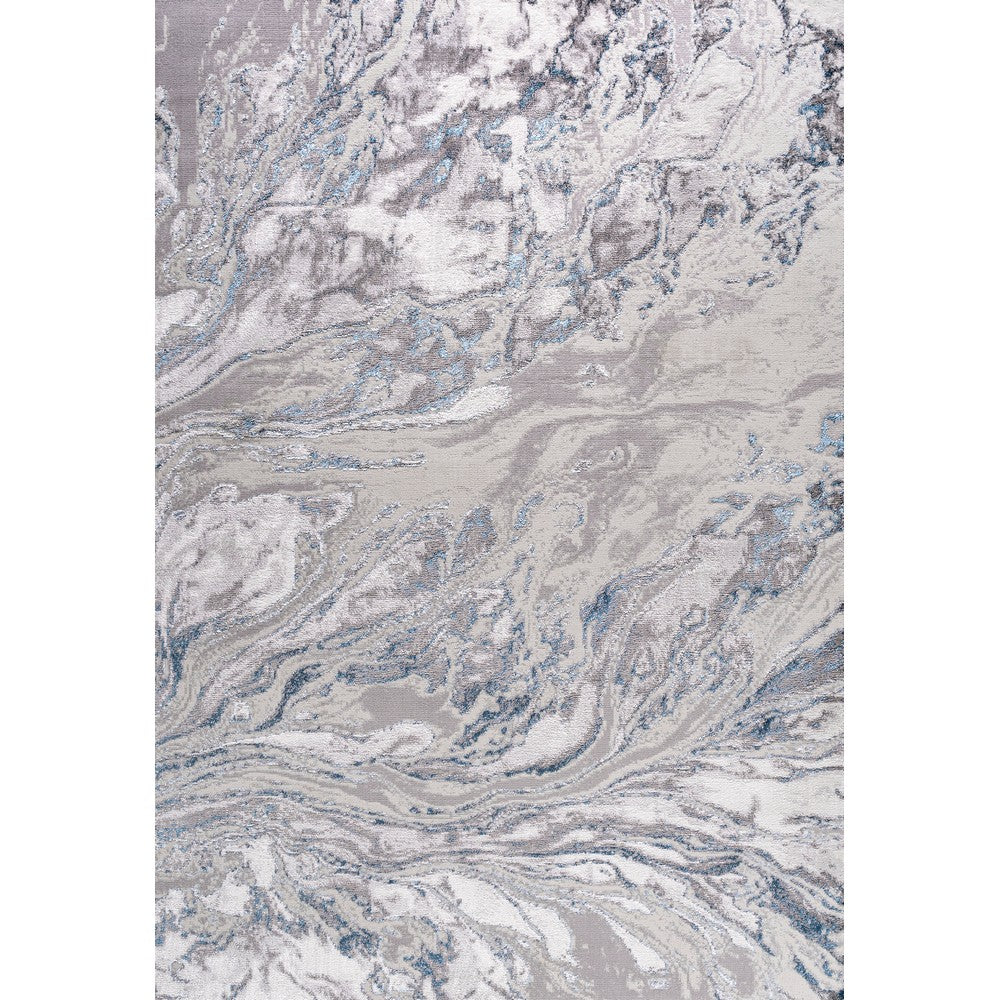 Batura Swirl Marbled Abstract Area Rug