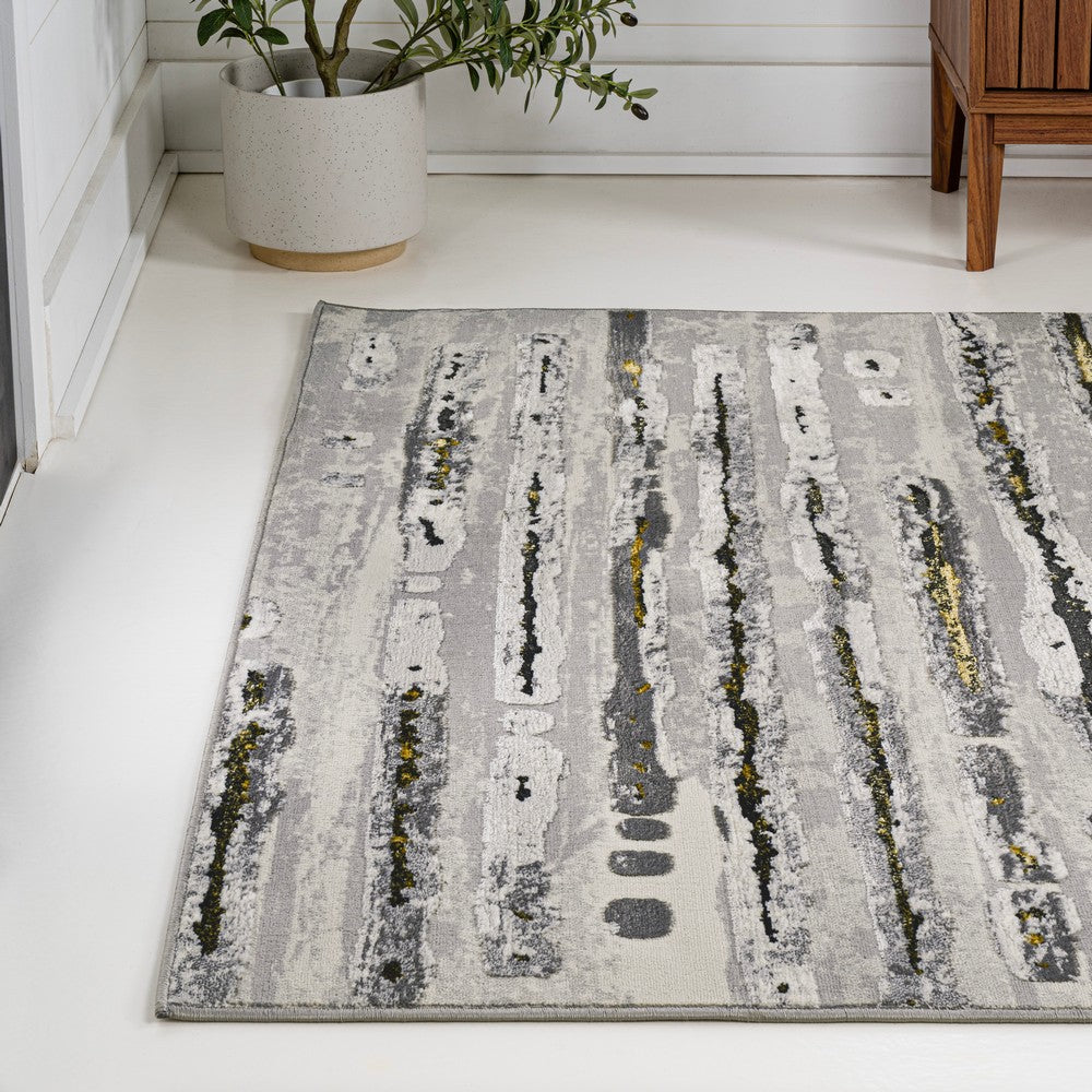 Chogolisa Batten Modern Stripe Area Rug