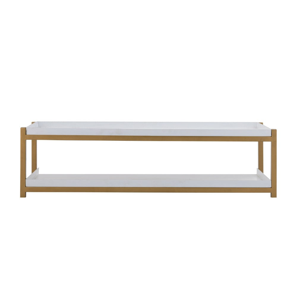 Ashoka Industrial Compact 10.75" 6-Pair 2-Tier Iron Shoe Rack
