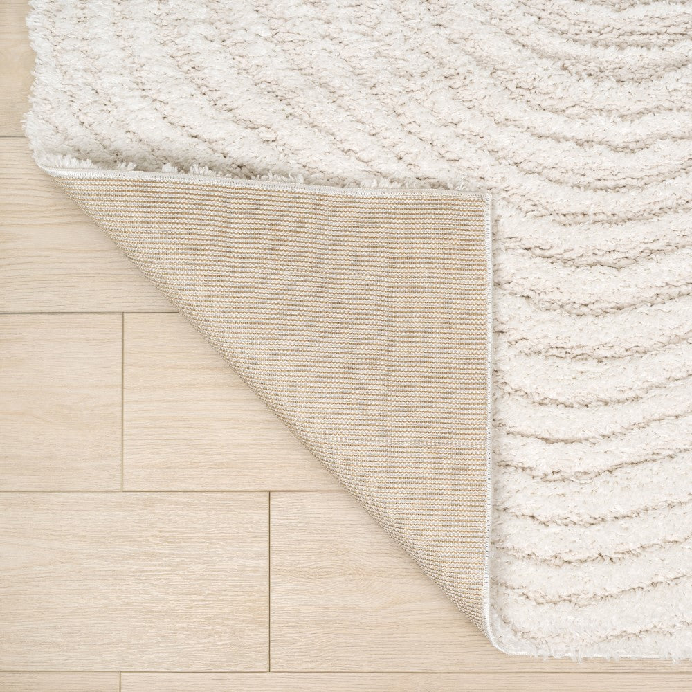 Sandmere Concentric Ring High-low Shag Area Rug