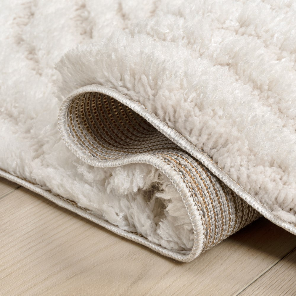 Sandmere Concentric Ring High-low Shag Area Rug