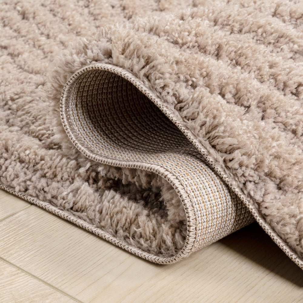 Sandmere Concentric Ring High-low Shag Area Rug