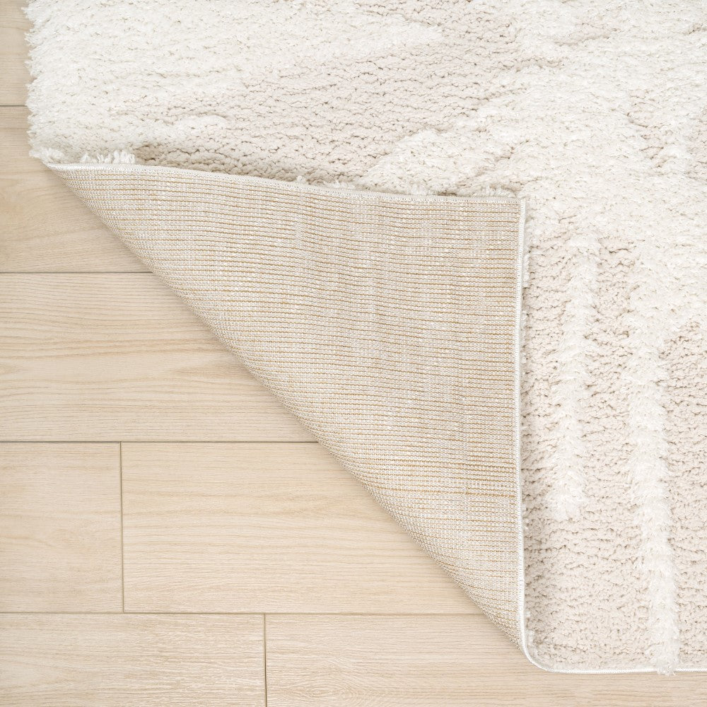 Willowshade Sunburst Abstract High-low Shag Area Rug