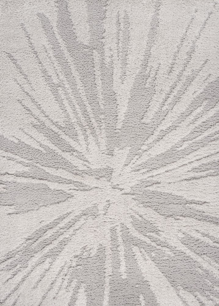 Willowshade Sunburst Abstract High-low Shag Area Rug