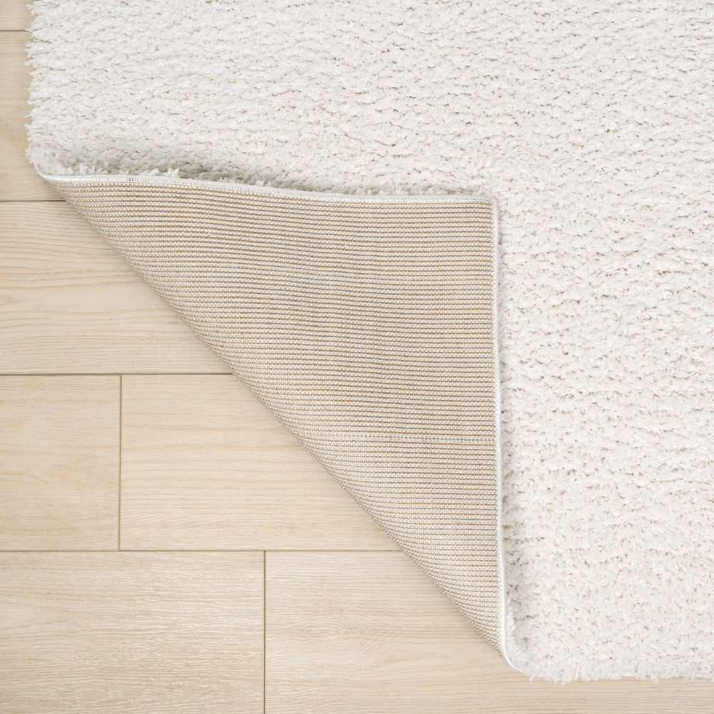 Veloura Modern Luxe Solid High-pile Shag Area Rug