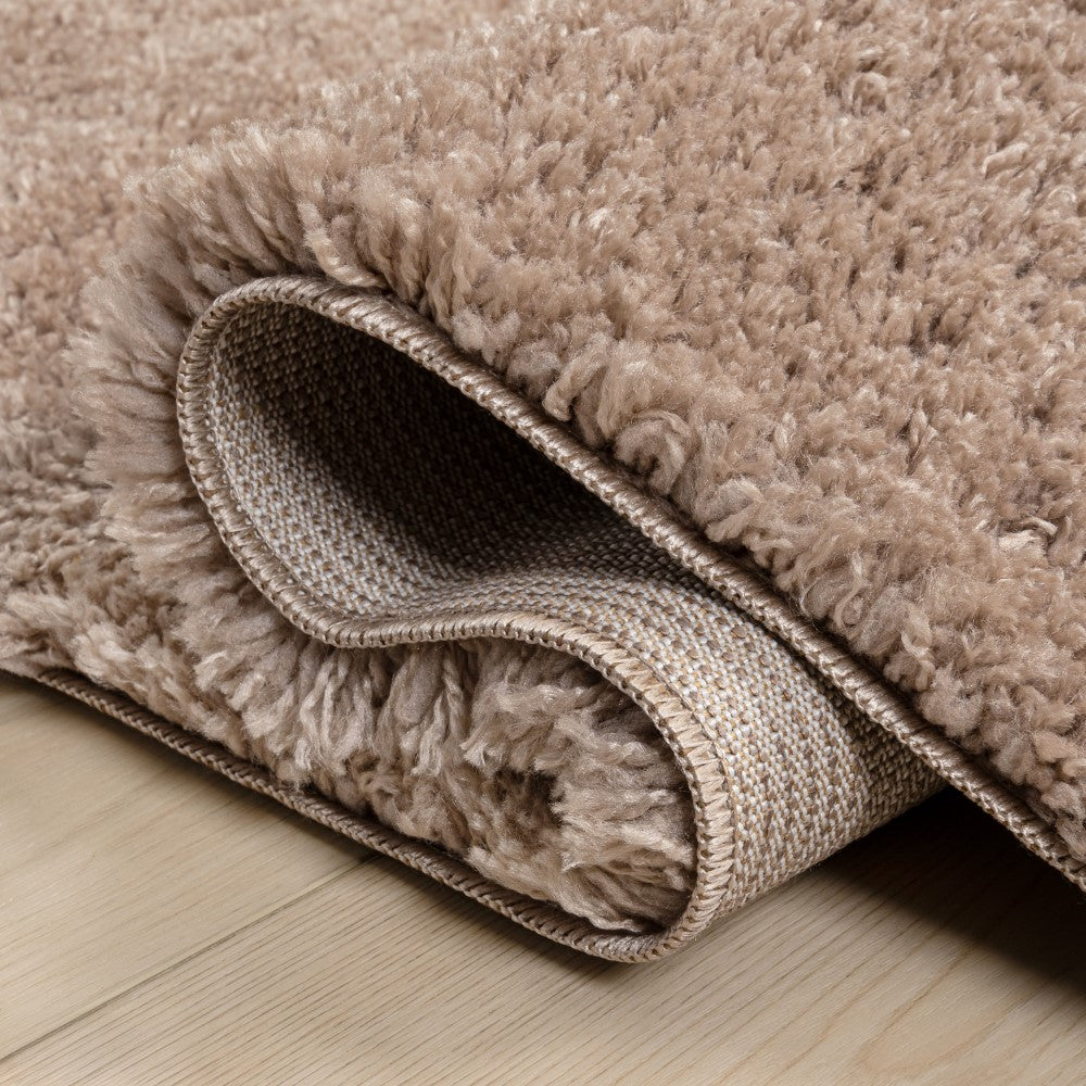 Veloura Modern Luxe Solid High-pile Shag Area Rug