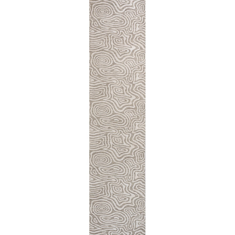Echo Modern Bohemian Abstract Organic Reversible Machine-Washable Indoor/Outdoor Area Rug