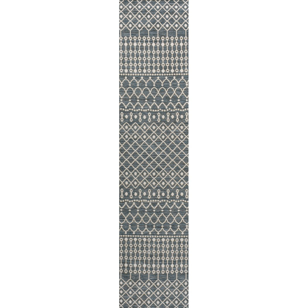 Lizzy Modern Geometric Moroccan Reversible Machine-Washable Indoor/Outdoor Area Rug