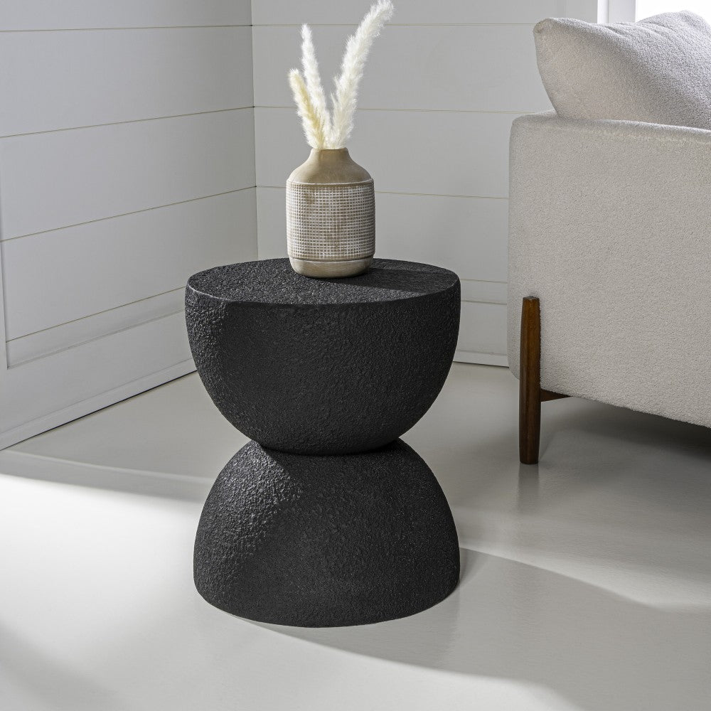 Lane-Century 18" Mid-Century Modern Drum Accent Table